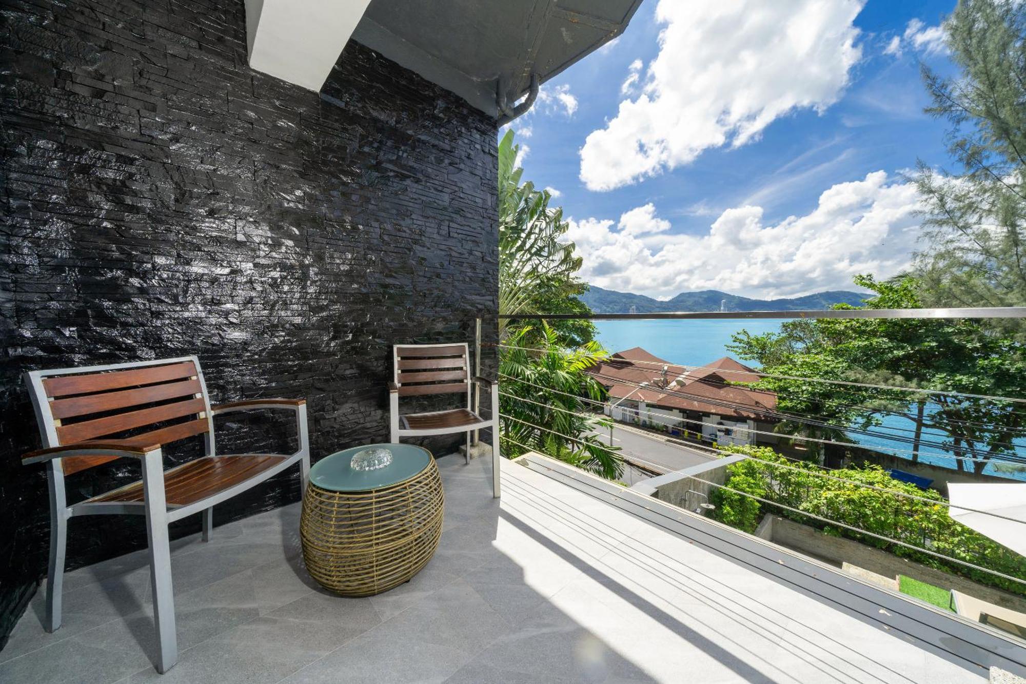 Indochine Resort And Villas - Sha Extra Plus Patong Bagian luar foto View from the balcony of a suite at the resort