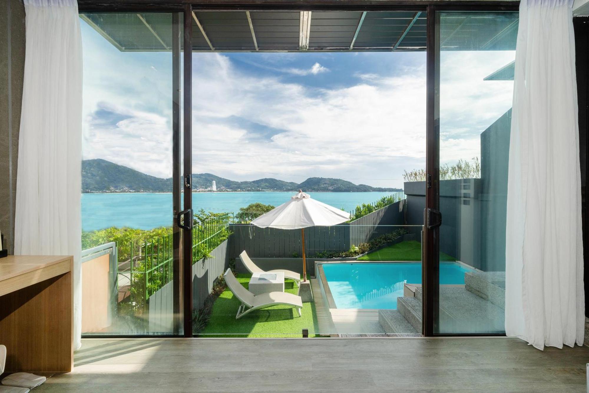 Indochine Resort And Villas - Sha Extra Plus Patong Bagian luar foto View from a suite at the resort